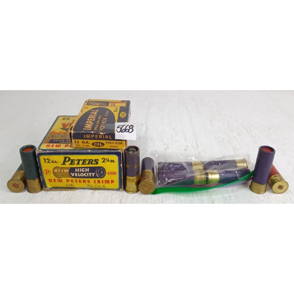 AMMO: 21X MIXED 12GA - 2-3/4IN - #6, SLUG, BUCK, ETC