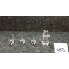 Image 3 : LOT OF 4 - SWAROVSKI CAT & MICE CRYSTAL FIGURINES