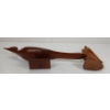 Image 6 : LOT OF 5 - DECORATIVE WOODEN BIRDS & DUCKS