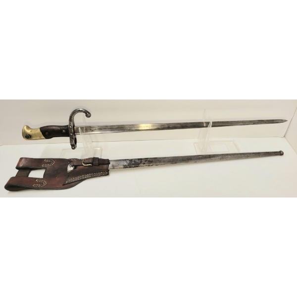 FRENCH GRAS(?) BAYONET W/ SCABBARD