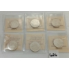 Image 2 : LOT OF 6 - CDN 50 CENT SILVER PCS - INCL 1952-1954