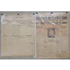 Image 1 : LOT OF 2 - 1917 THE ISLAND PATRIOT & 1939 TORONTO DAILY STAR NEWS ARTICLES