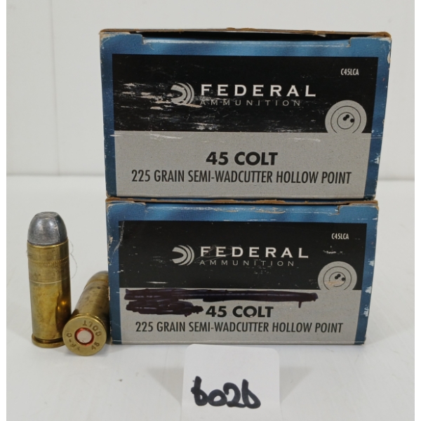 AMMO: 40X MIXED .45 COLT - 225GR - LRNFP