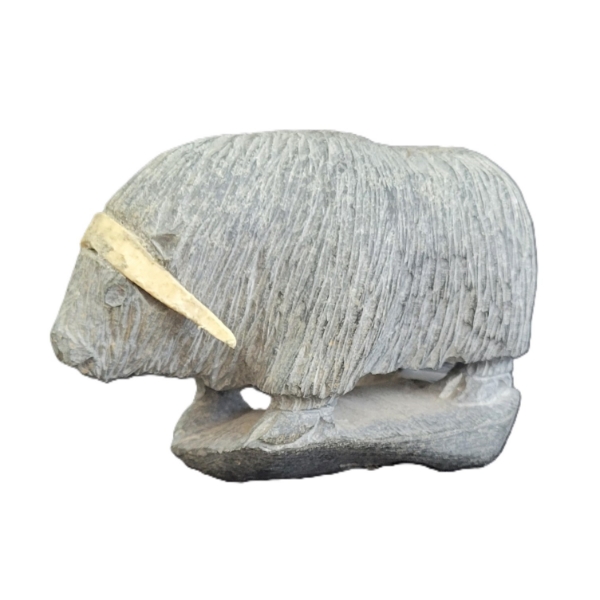 "MUSK OX" BY NATAR UNGALAQ (PRS CDN ARTIST) - STONE & SINEW