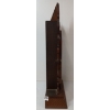 Image 2 : 1896 E. INGRAHAM "TOPAZ" GINGERBREAD 8 DAY CALENDAR OAK SHELF CLOCK