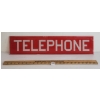 Image 1 : TELEPHONE SINGLE SIDED GLASS SIGN