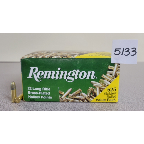 AMMO: 525X REMINGTON .22 LR - HP 