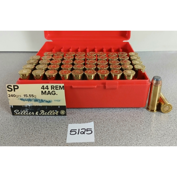 AMMO: 50X S&B REM MAG - 240GR SP 
