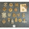 Image 1 : LOT OF 20 - CDN MILITARY PINS & CAP BADGES