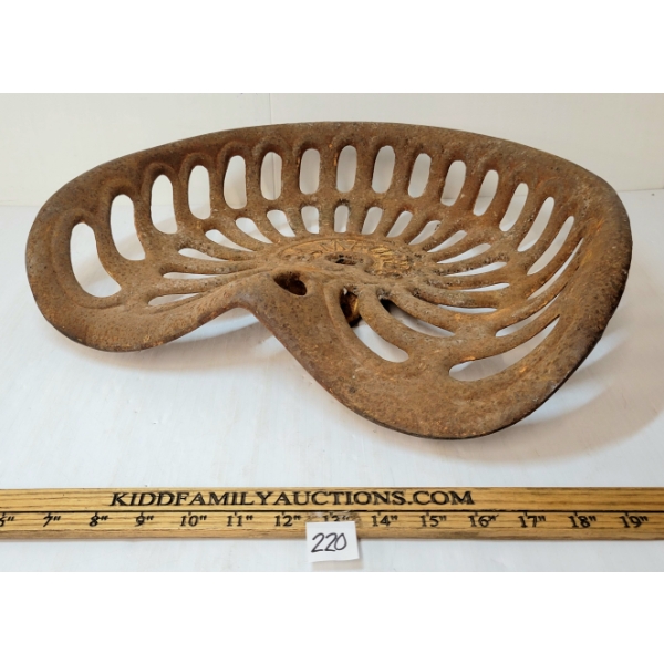 BAMFORDS CAST IMPLEMENT SEAT