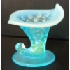 Image 7 : LOT OF 4 - BLUE URANIUM FENTON ART GLASS PCS