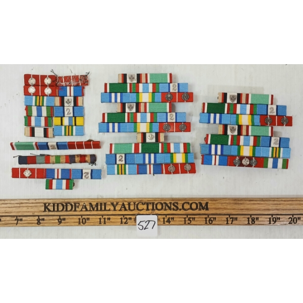 QTY OF MEDAL RIBBON BARS