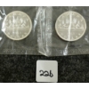 Image 1 :  LOT OF 2 - 1963 CDN SILVER DOLLARS - VOYAGEUR