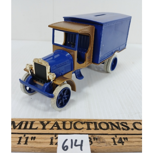 ERTL DIECAST THE EASTWOOD COMPANY 1925 KENWORTH VAN COIN BANK MODEL