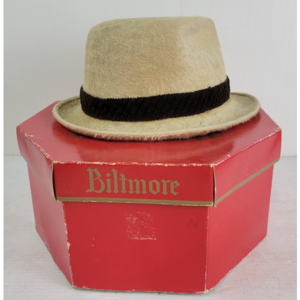 BILTMORE POLAR FAUX FUR FEDORA