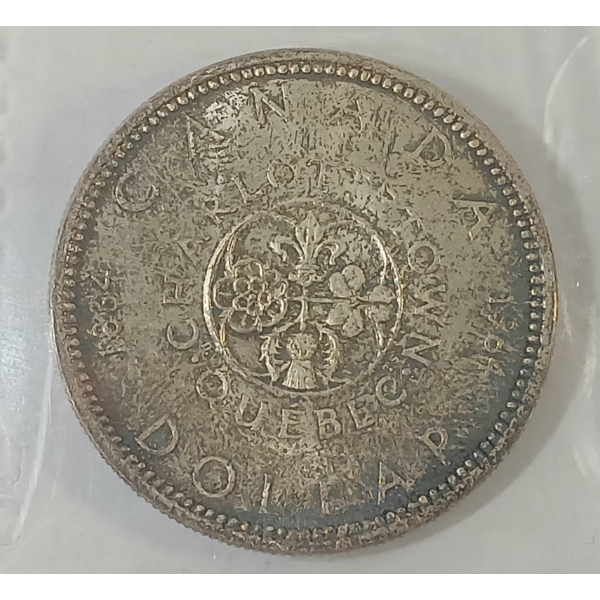 1964 CDN SILVER DOLLAR - CCCS GRADED