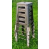 Image 1 : LOT OF 5 - METAL STOOLS