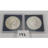 Image 2 : LOT OF 2 - 1989 & 1995 CDN SILVER DOLLARS - INCL MACKENZIE RIVER
