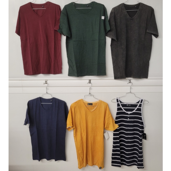 LOT OF 6 - ALLDAY MEN'S LARGE SHIRTS