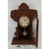 Image 3 : 1905 E. INGRAHAM "AURORA" OAK SHELF CLOCK