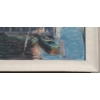 Image 3 : ROWBOAT DOCK - SIGNED - FRAMED OIL ON CANVAS