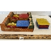 Image 1 : LOT OF 3 - RENEWAL TOY GARAGES W/ CARS