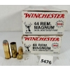 Image 1 : AMMO / BRASS: 52X LIVE & 18X BRASS WINCHESTER .44 REM MAG - 240 GR SP