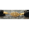 Image 4 : ONYX BEADED NECKLACE W/ STERLING CLASP