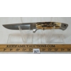 Image 2 : LOT OF 2 - BOKER KNIVES W/ ANTLER & WOOD HANDLES