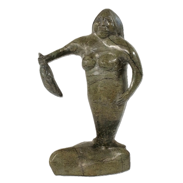 SEDNA W/ FISH - SIGNED - STONE
