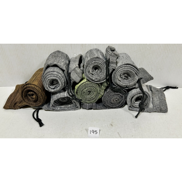 LOT OF 8 - GUN SOCKS - ASSORTED SIZES