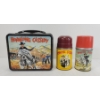 Image 2 : LOT OF 2 - ALADDIN INDUSTRIES HOPALONG CASSIDY LUNCH BOX & THERMOSES 