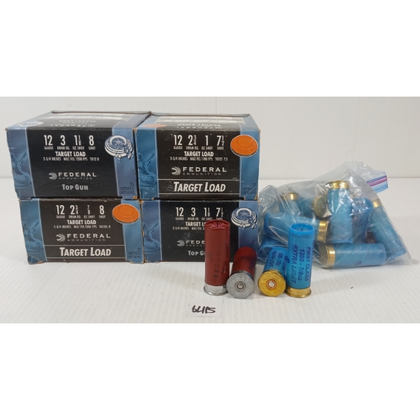 AMMO: 114X MIXED 12GA - 2 3/4IN - #7 1/2 & 8 SHOT 