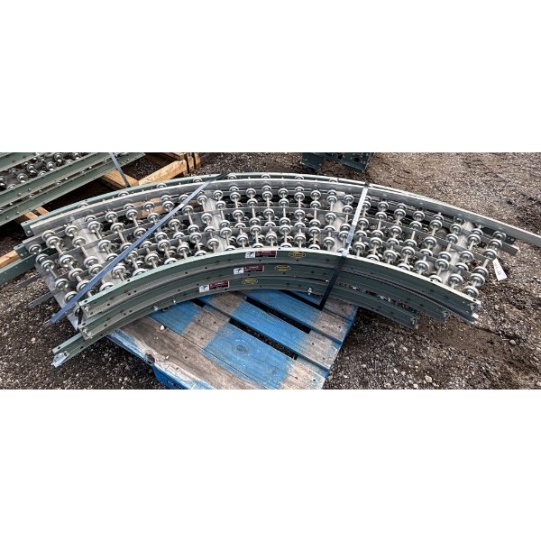 HYTROL CO CONVEYOR SYSTEM - CURVES - 3 X 45 DEGREE - 6 FOOT