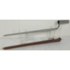 Image 1 : MISC SOCKET BAYONET W/ LEATHER SCABBARD