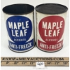 Image 1 : LOT OF 2 - MAPLE LEAF ALCOHOL ANTI-FREEZE QT CANS