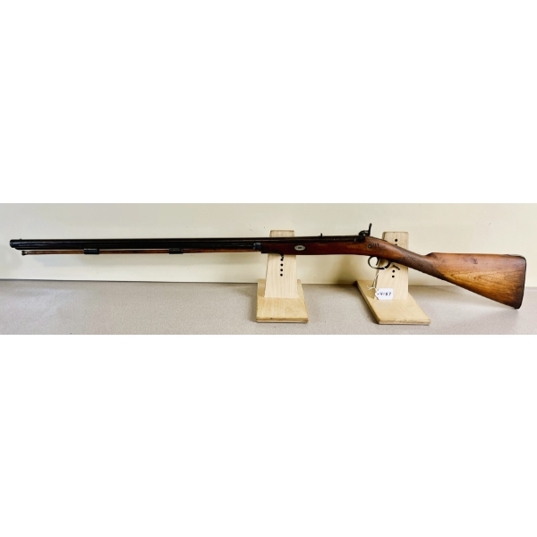 JAMES RICHARDS GLASGOW PERCUSSION RIFLE IN .535 BP - ANTIQUE CLASS