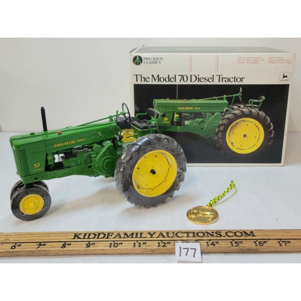 PRECISION CLASSICS DIECAST JOHN DEERE MODEL 70 DIESEL TRACTOR