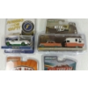 Image 2 : LOT OF 4 - GREENLIGHT DIECAST RON JON SURF SHOP '69 VOLKSWAGEN TYPE 2 BUS, 2016 FORD F-150, ETC