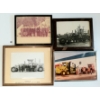 Image 1 : LOT OF 4 - VINTAGE TRACTOR PHOTOS - FRAMED