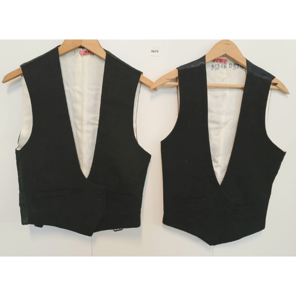 LOT OF 2 - DRESS JACKET VESTS