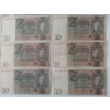 Image 9 : QTY OF 1929 GERMAN 20 REICHSMARK BANKNOTES
