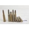 Image 1 : AMMO / BRASS: 8X MIXED .22SAVAGE & .25REM - 2X BRASS ONCE FIRED