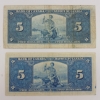 Image 2 : LOT OF 2 - 1937 CDN $5 BANKNOTES