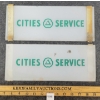 Image 1 : PAIR OF CITIES SERVICE GAS PUMP PLATES 
