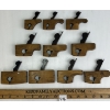 Image 2 : MATCHED SET OF 10 BOXWOOD MINIATURE PLANES W/ ROSEWOOD WEDGES