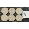 Image 2 : LOT OF 6 - 1957-1966 CDN 25 CENT COINS