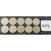 Image 1 : LOT OF 10 - 1952-1962 CDN 10 CENT COINS