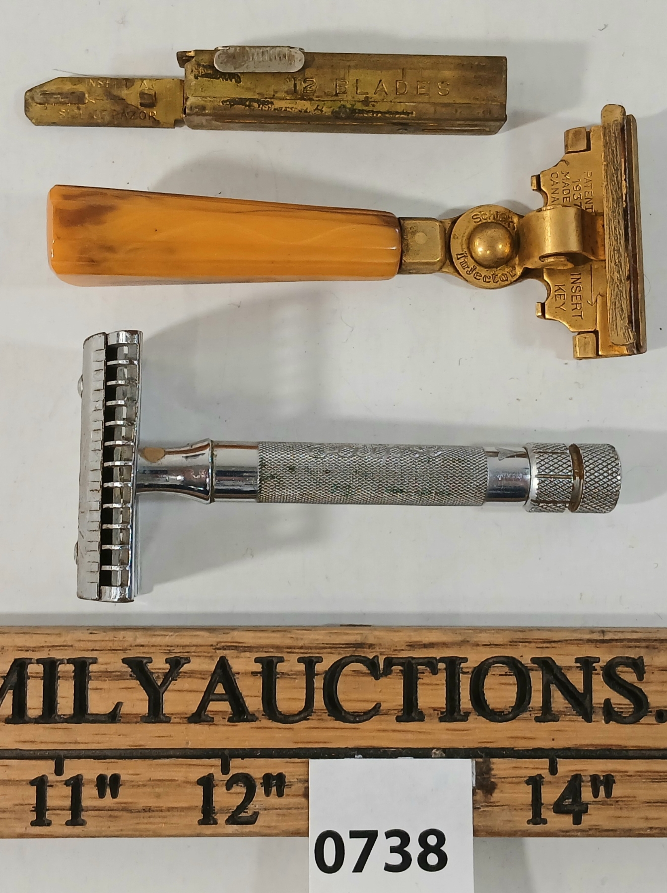 LOT OF 3 - ECLIPSE & SCHICK INJECTOR RAZORS & MODEL CANNON - Kidd ...