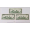 Image 2 : LOT OF 3 - 1967 CDN $1 BANKNOTES - SEQUENTIAL & UNCIRCULATED
